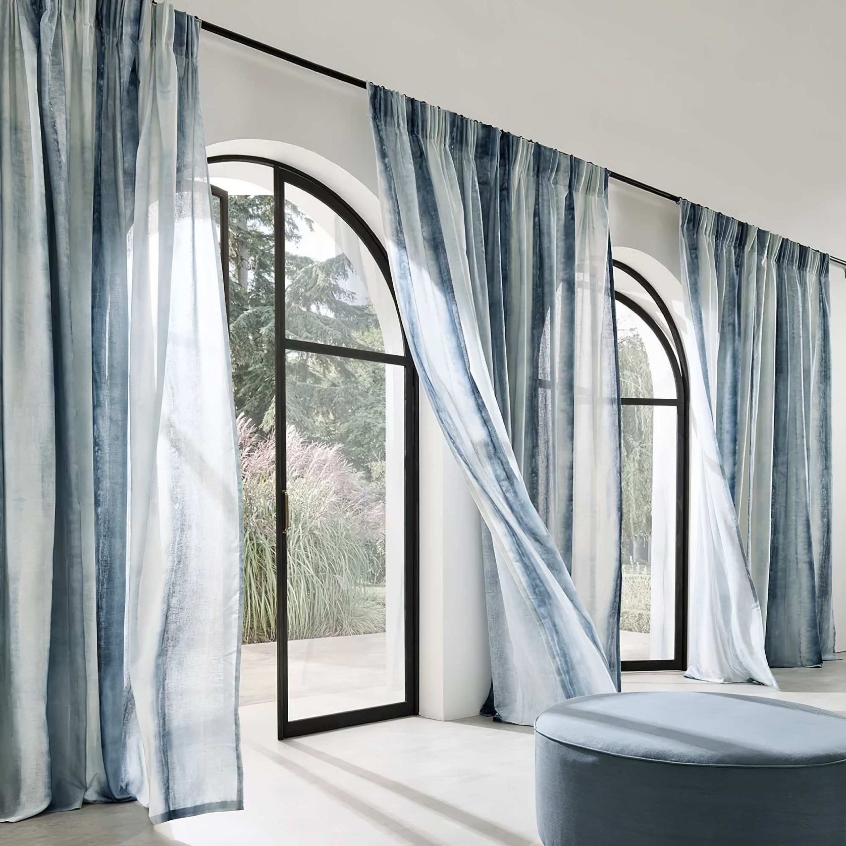 Levanto Sheers, Clarke & Clarke | Curtain Fabric gallery detail image