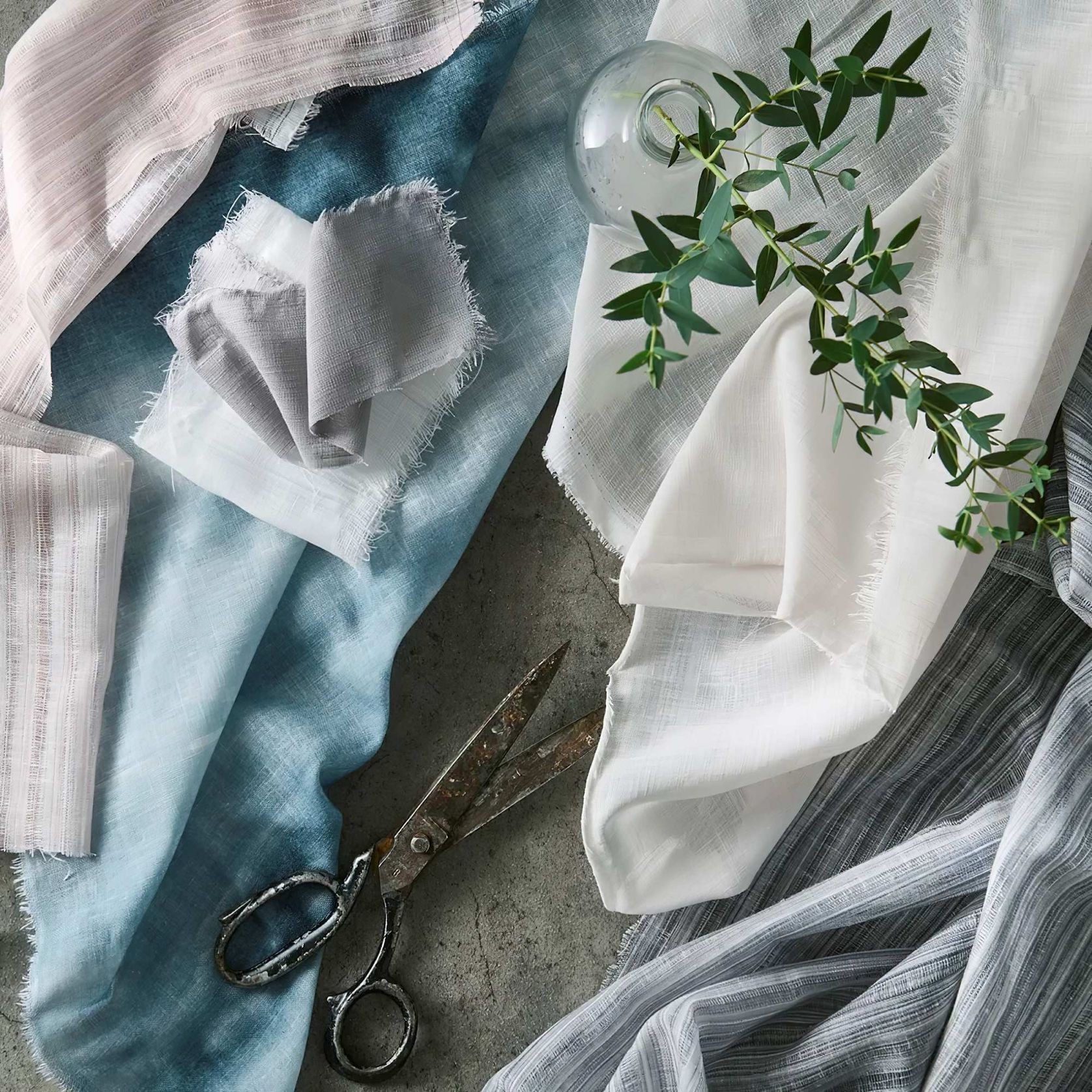 Levanto Sheers, Clarke & Clarke | Curtain Fabric gallery detail image