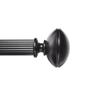 Camellia Finial 40mm Reeded Rod gallery detail image