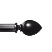 Magnolia Bud Finial 40mm Reeded Rod gallery detail image