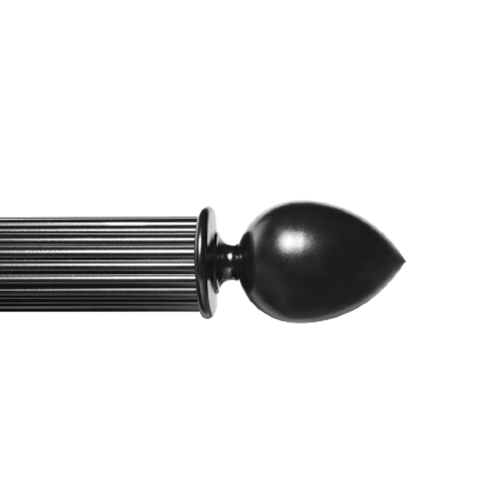 Rosebud Finial 40mm Reeded Rod gallery detail image
