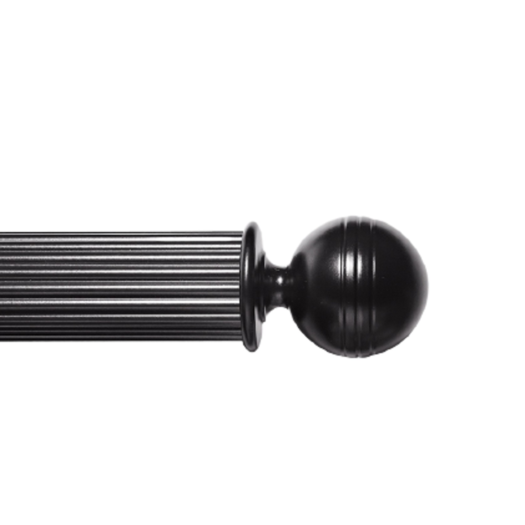 Thistle Finial 40mm Reeded Rod gallery detail image