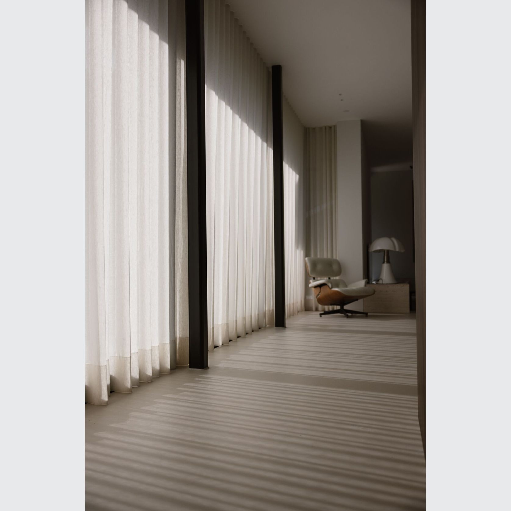 Motorised Curtains with Coulisse smart curtain tracks gallery detail image