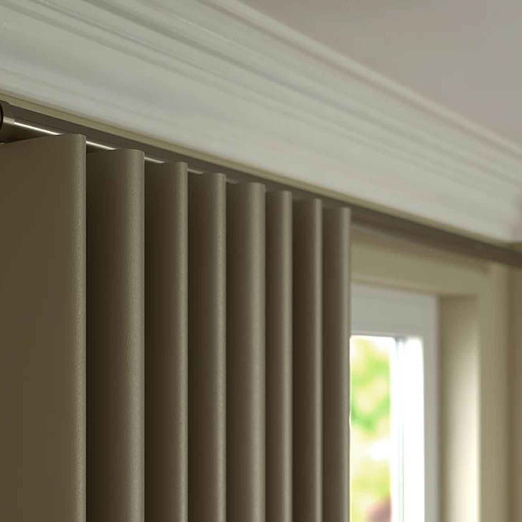 Slient Gliss Hand Drawn Curtain Poles gallery detail image