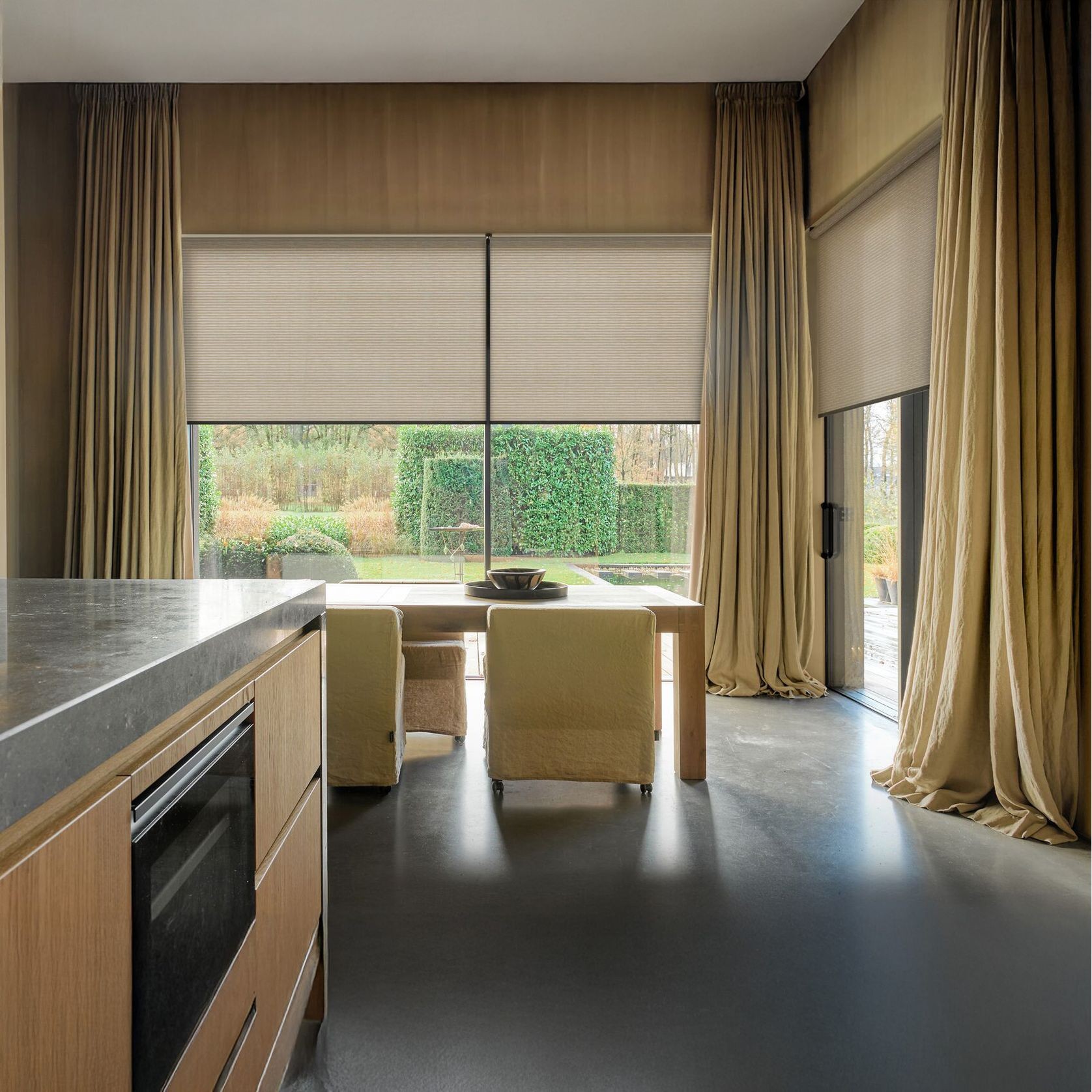 Motorised Curtains with Coulisse smart curtain tracks gallery detail image