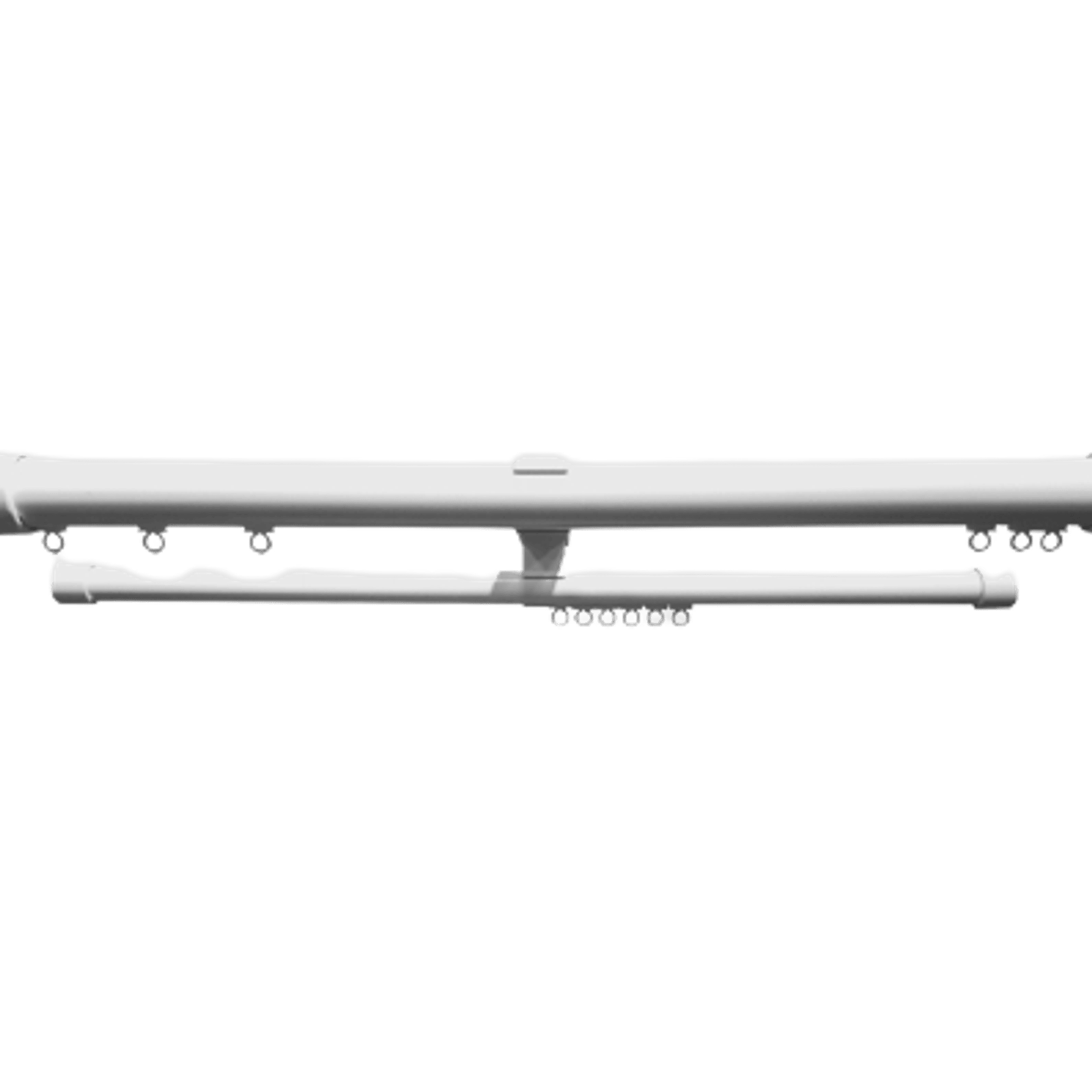 Double Glide System - 25mm Rod at Front, 16mm Rod at Back gallery detail image