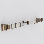 Lucite Rectangular Curtain Rod gallery detail image