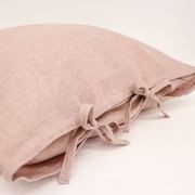 Tully Tie Cushion | Old Pink gallery detail image