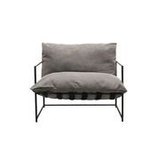 Lauro Club Chair Large - Charcoal gallery detail image