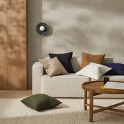 Weave Home Alberto Boucle Cushion - Olive | 50 x 50cm gallery detail image