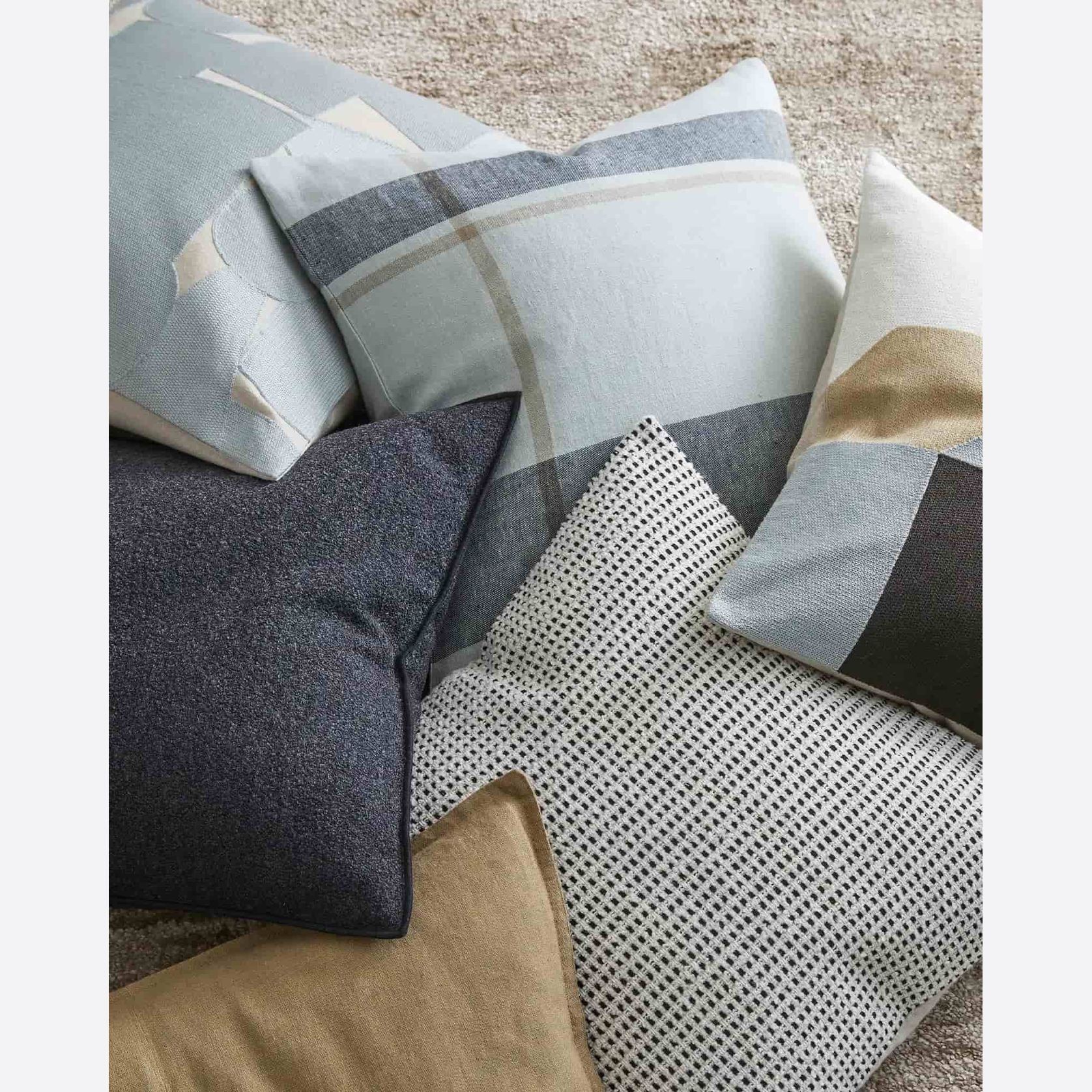 Weave Home Alberto Boucle Cushion - Midnight | 50 x 50cm gallery detail image