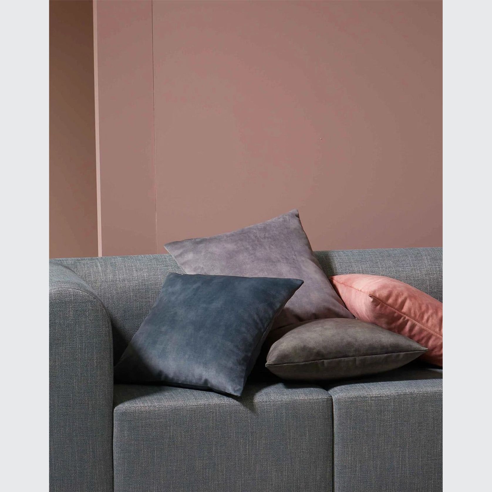 Weave Home Ava Velvet Cushion - Atlantic | 50 x 50cm gallery detail image