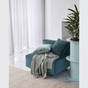 Weave Home Ava Velvet Cushion - Emerald | 50 x 50cm gallery detail image