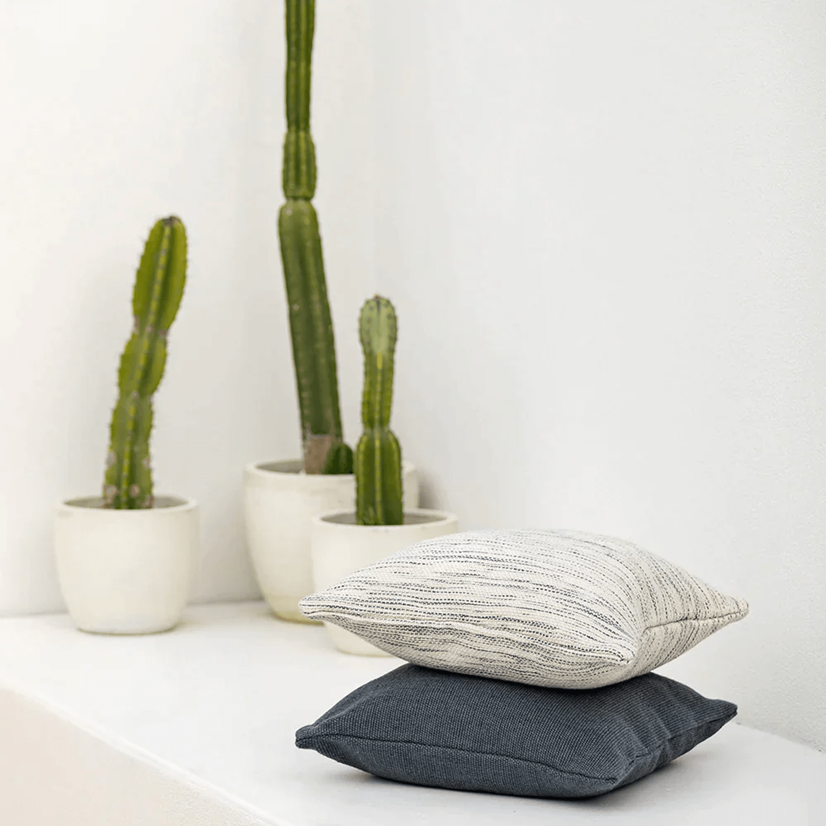 Baya Chandler In & Outdoor Cushion - Ocean | Blue tones gallery detail image