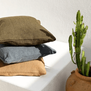Baya Clipper In & Outdoor Cushion - Cumin | Tan Brown gallery detail image