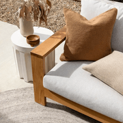 Baya Clipper In & Outdoor Cushion - Cumin | Tan Brown gallery detail image
