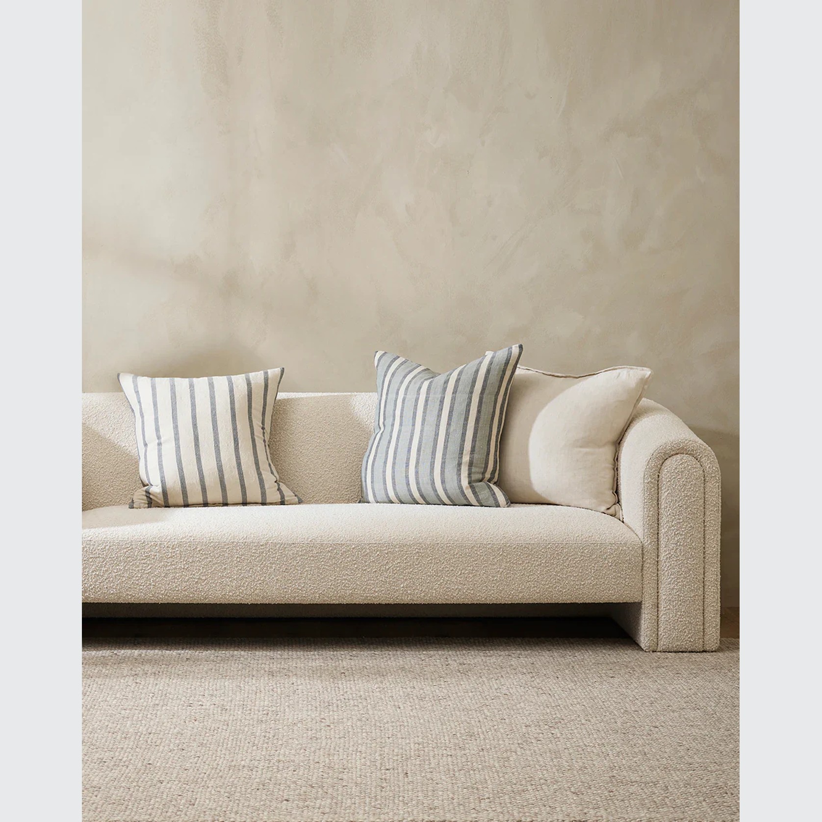 Baya Hampton Cushion - Cloudburst | 55 x 55cm gallery detail image