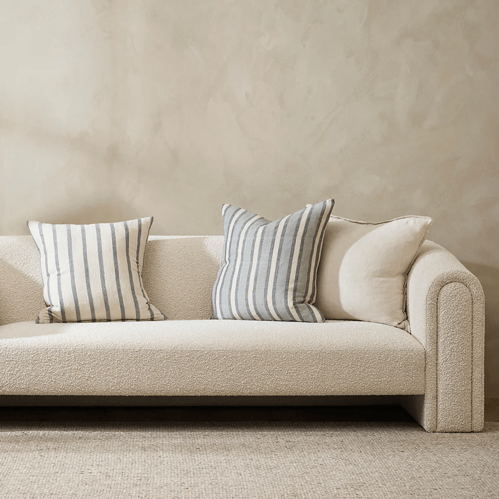 Baya Hampton Cushion - Cloudburst | 55 x 55cm gallery detail image
