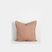 Baya Flaxmill Handwoven Linen Cushion - Clay | Two Sizes gallery detail image