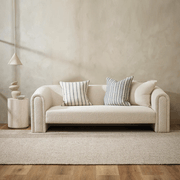 Baya Hampton Cushion - Cloudburst | 55 x 55cm gallery detail image