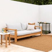 Baya Clipper In & Outdoor Cushion - Cumin | Tan Brown gallery detail image