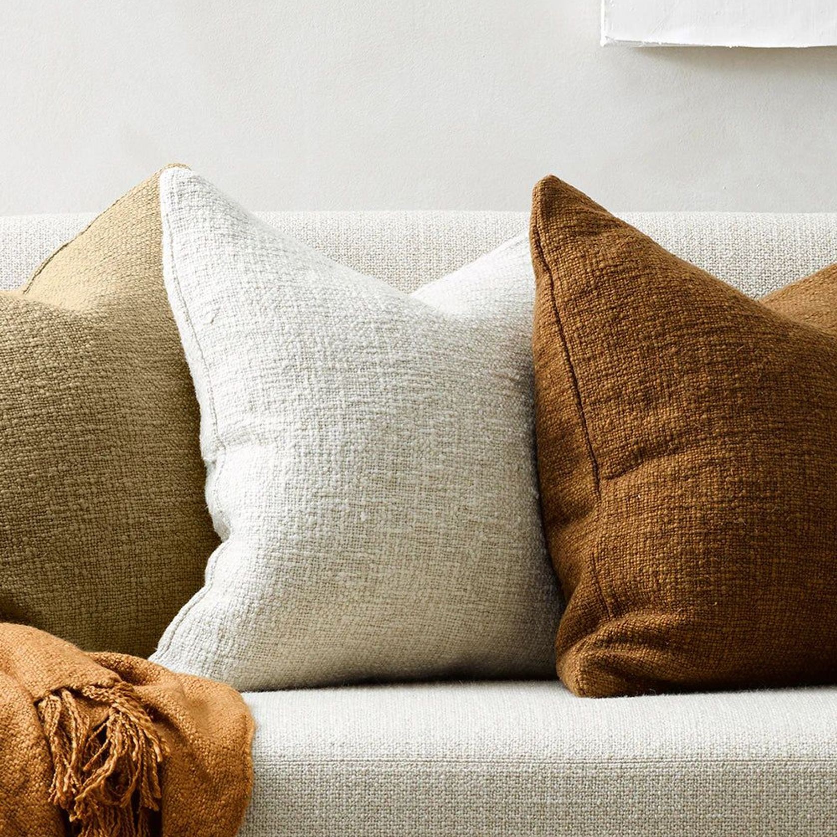 Baya Cyprian Cushion - Oatmeal | Two Sizes gallery detail image