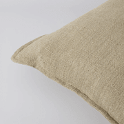 Baya Flaxmill Handwoven Linen Cushion - Doeskin gallery detail image