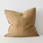 Weave Home European Linen Como Cushion - Clay | Three Sizes gallery detail image