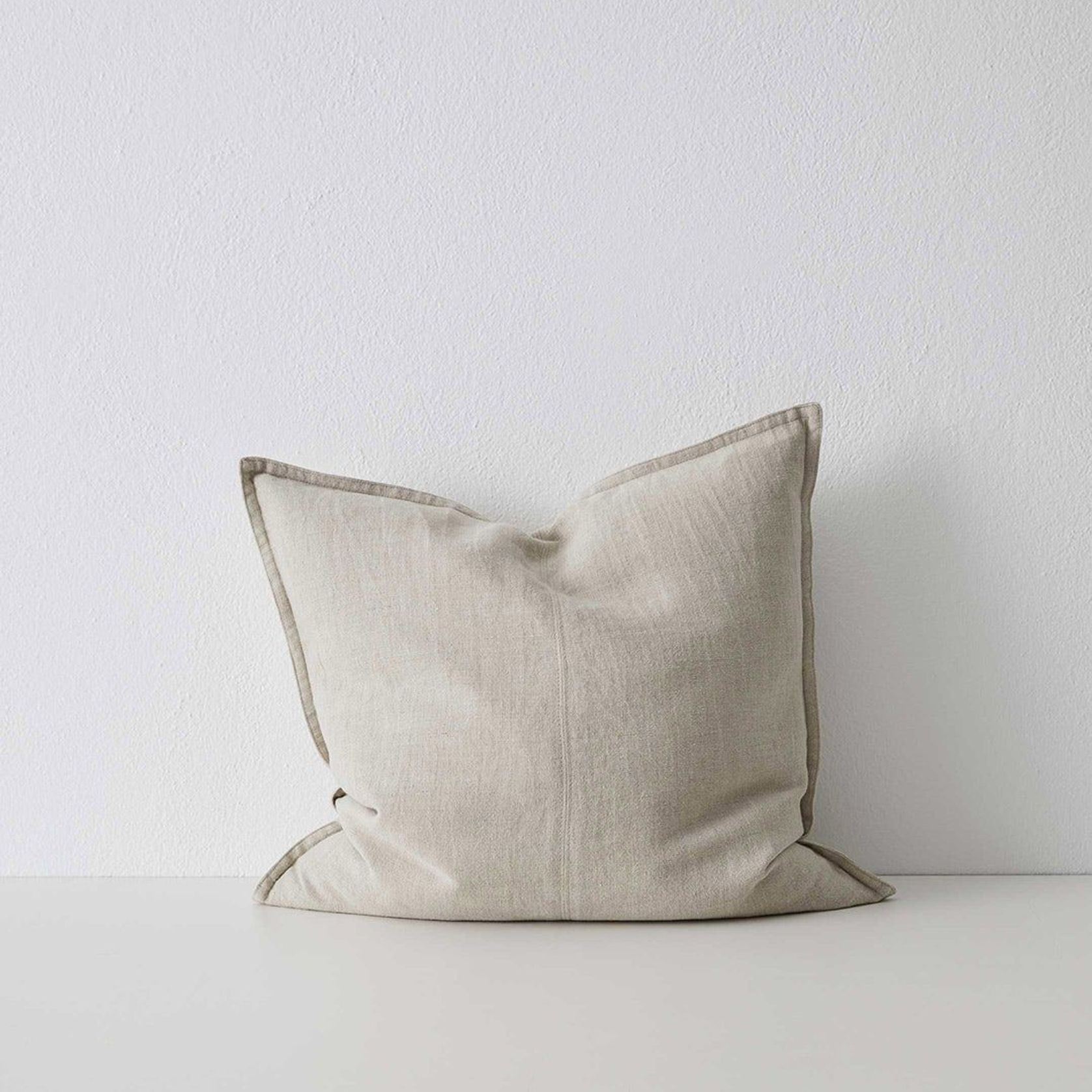 Weave Home European Linen Como Cushion - Linen | Three Sizes gallery detail image