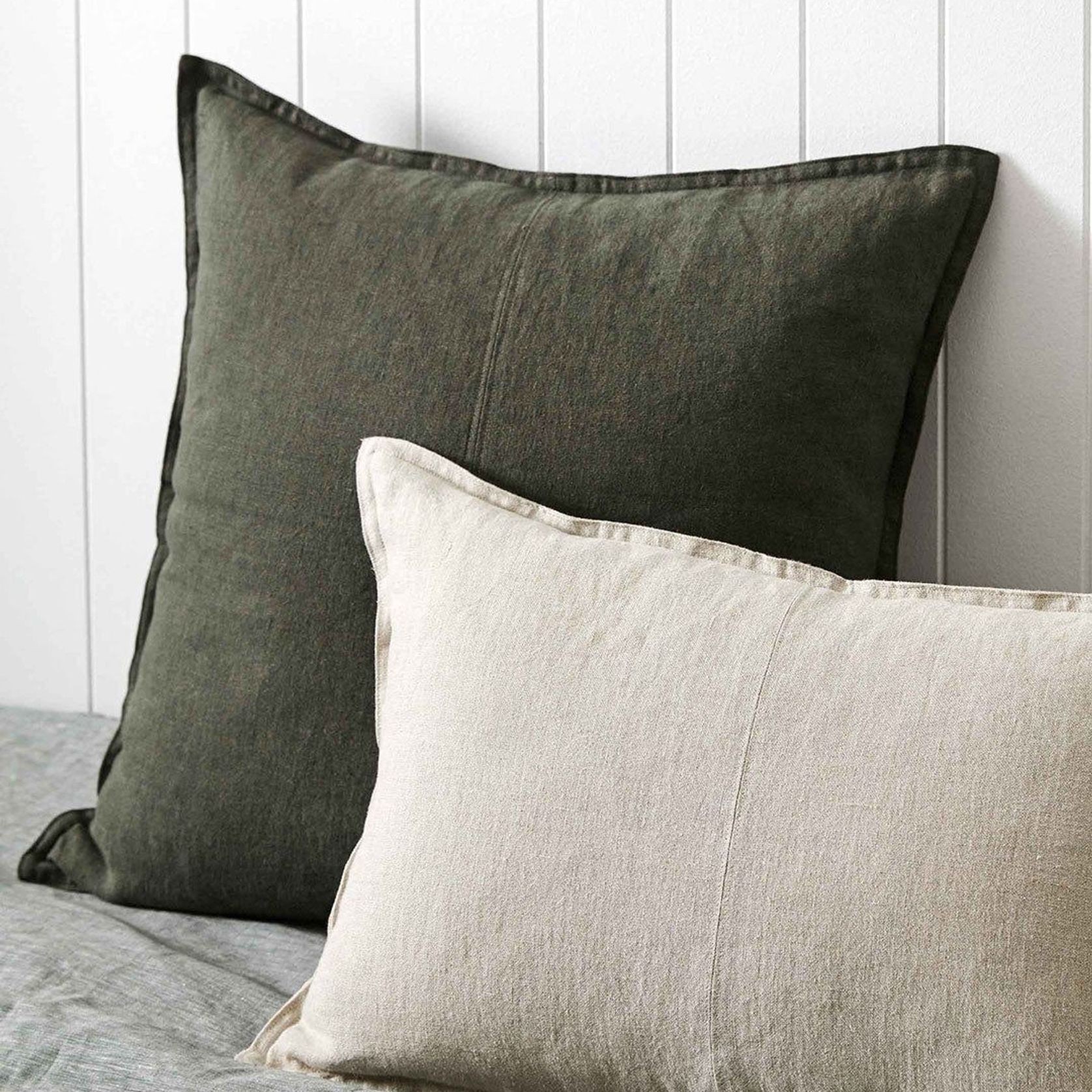 Weave Home European Linen Como Cushion - Linen | Three Sizes gallery detail image