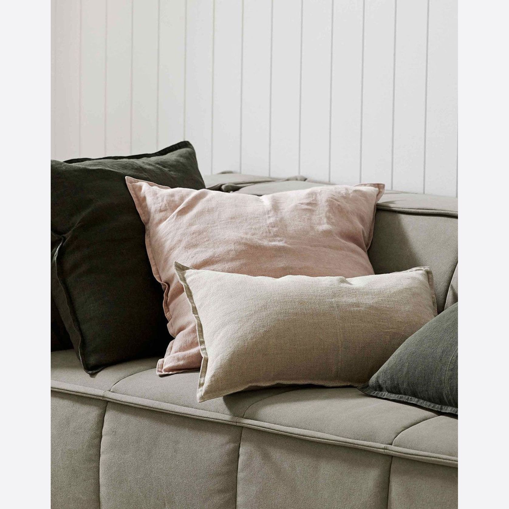 Weave Home European Linen Como Cushion - Linen | Three Sizes gallery detail image