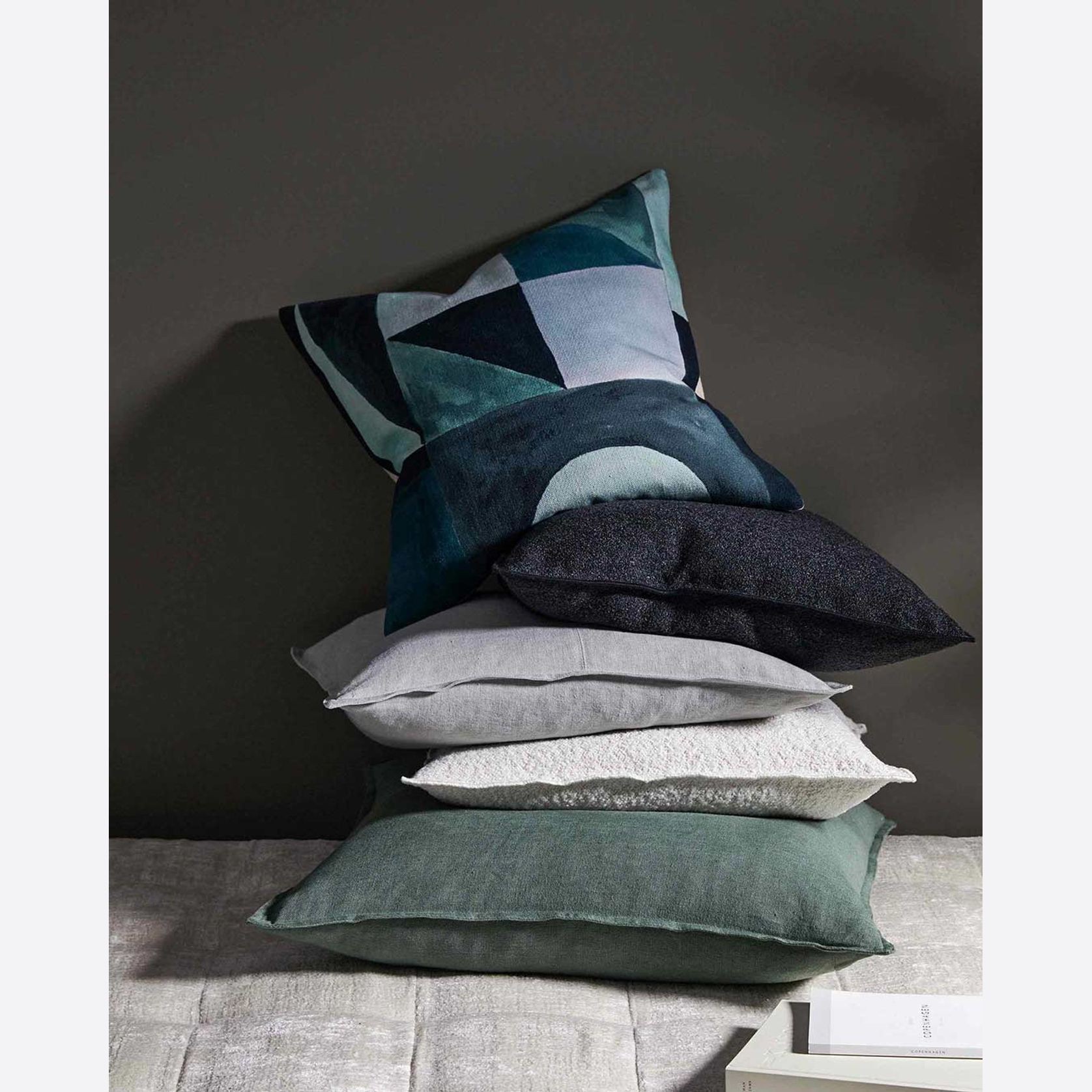 Weave Home European Linen Como Cushion Cover - Juniper gallery detail image