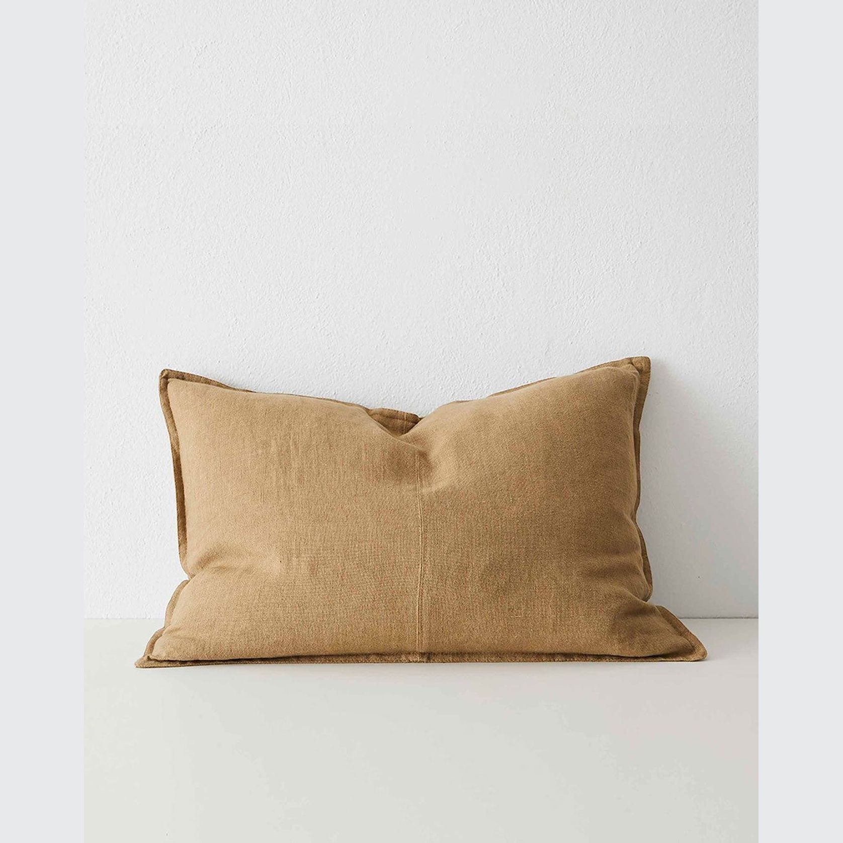 Weave Home European Linen Como Cushion - Clay | Three Sizes gallery detail image