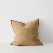 Weave Home European Linen Como Cushion - Clay | Three Sizes gallery detail image