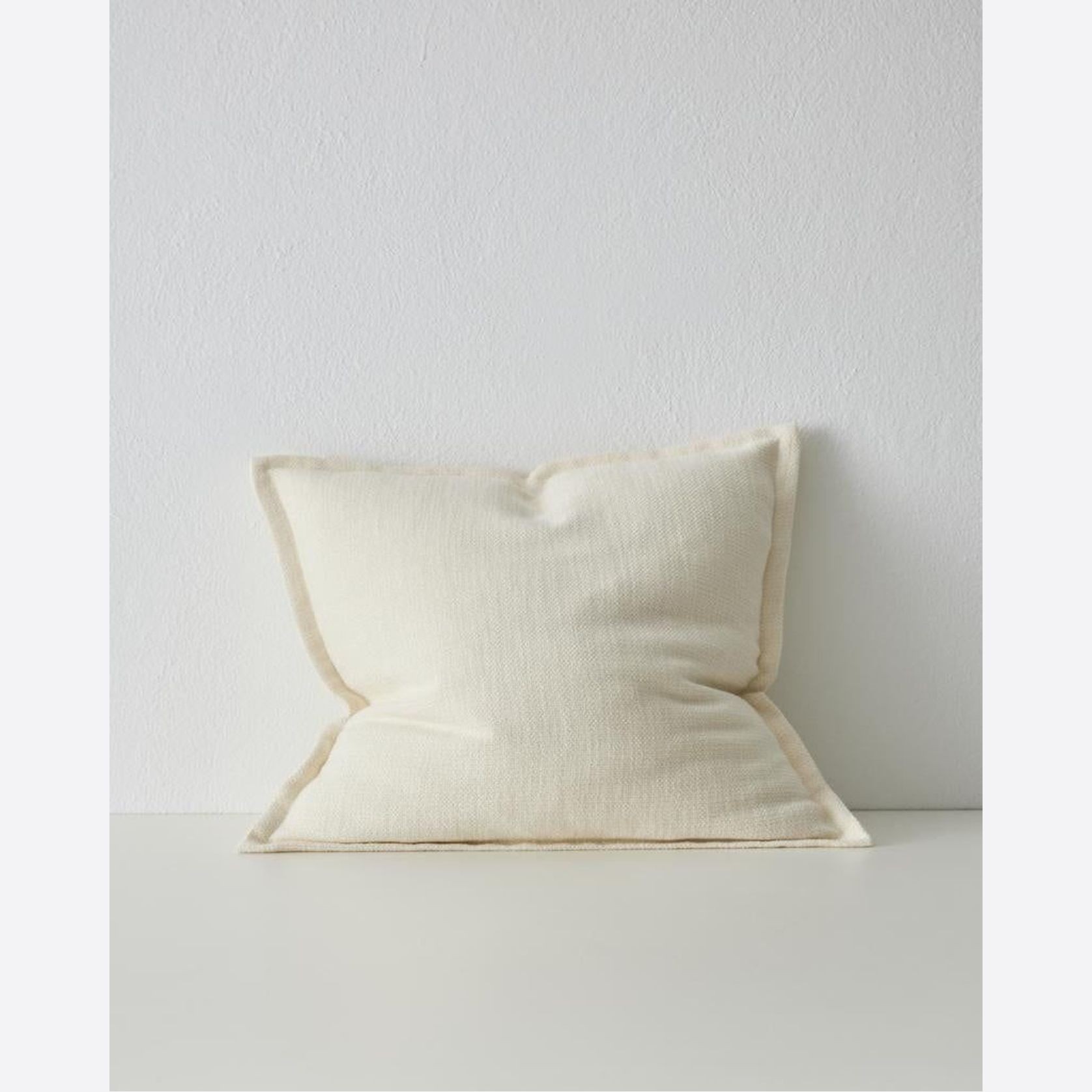 Weave Home Figlio Cushion - Pearl | 50 x 50cm gallery detail image