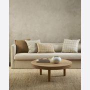 Baya Johnson Lumbar Cushion Cover - Ochre gallery detail image