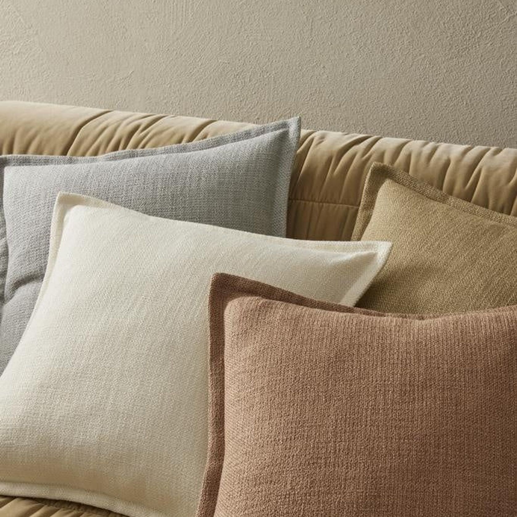 Weave Home Figlio Cushion - Pearl | 50 x 50cm gallery detail image