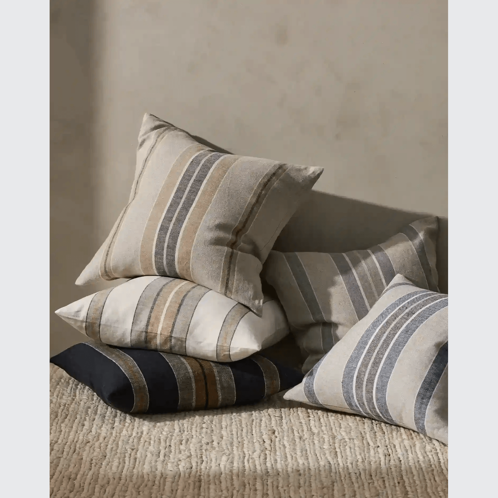 Weave Home Franco Cushion - Denim | 50 x 50cm gallery detail image