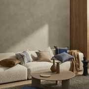 Weave Home Franco Cushion - Denim | 50 x 50cm gallery detail image