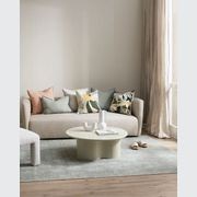 Baya Arcadia Handwoven Linen Cushion - Sage | Lumbar gallery detail image