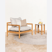 Baya Finn In & Outdoor Cushion - Almond | Lumbar gallery detail image