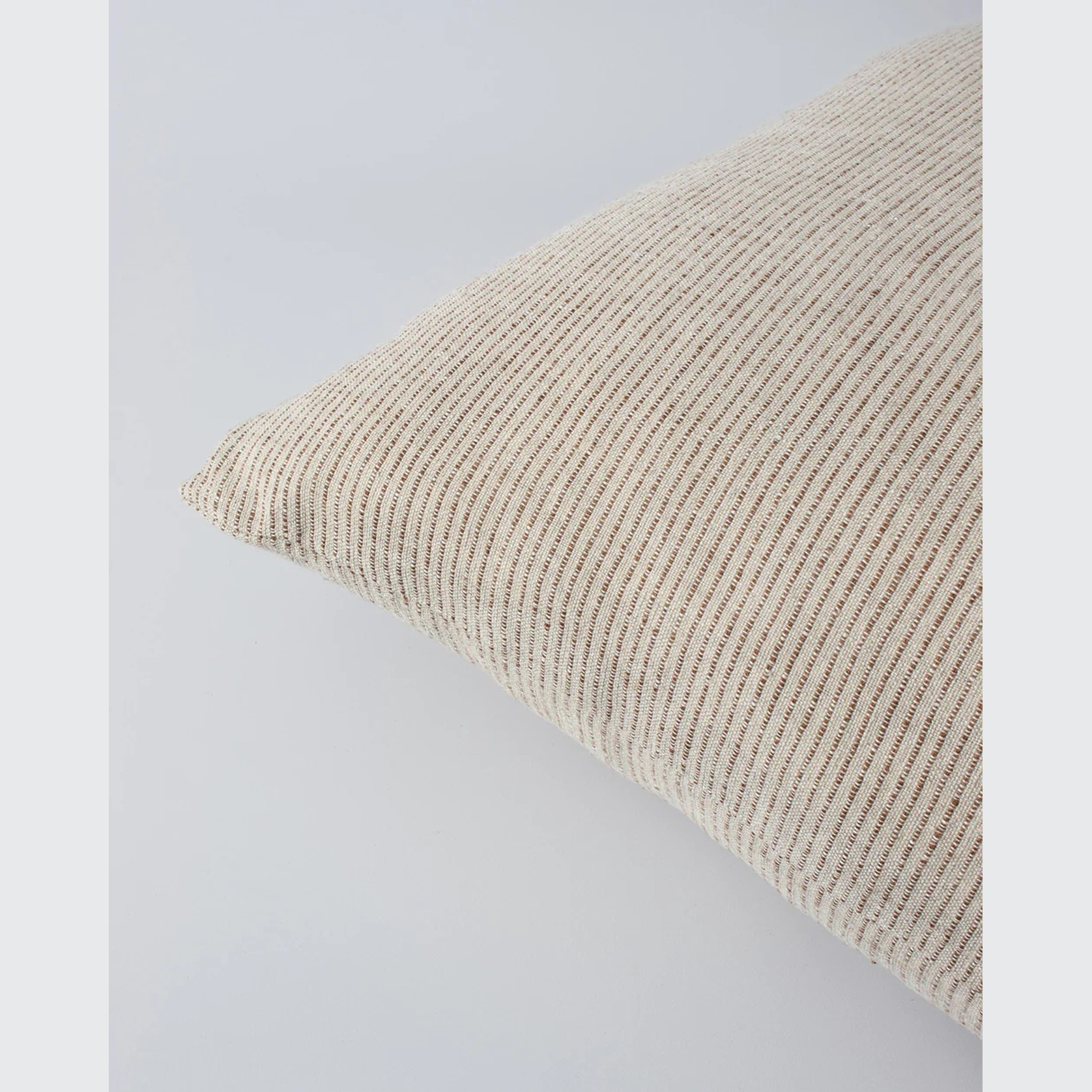 Baya Sandridge Cushion - Linen/Rust | 100% Linen gallery detail image
