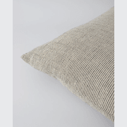 Baya Sandridge Cushion - Linen/Black | 100% Linen gallery detail image