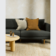 Baya Flaxmill Handwoven Linen Cushion - Pecan gallery detail image