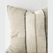 Weave Home Ottavio Cushion - Natural | Textured Stripe gallery detail image