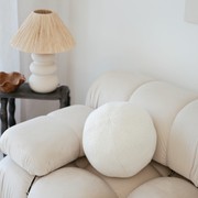 Boucle Large Round Cushion gallery detail image