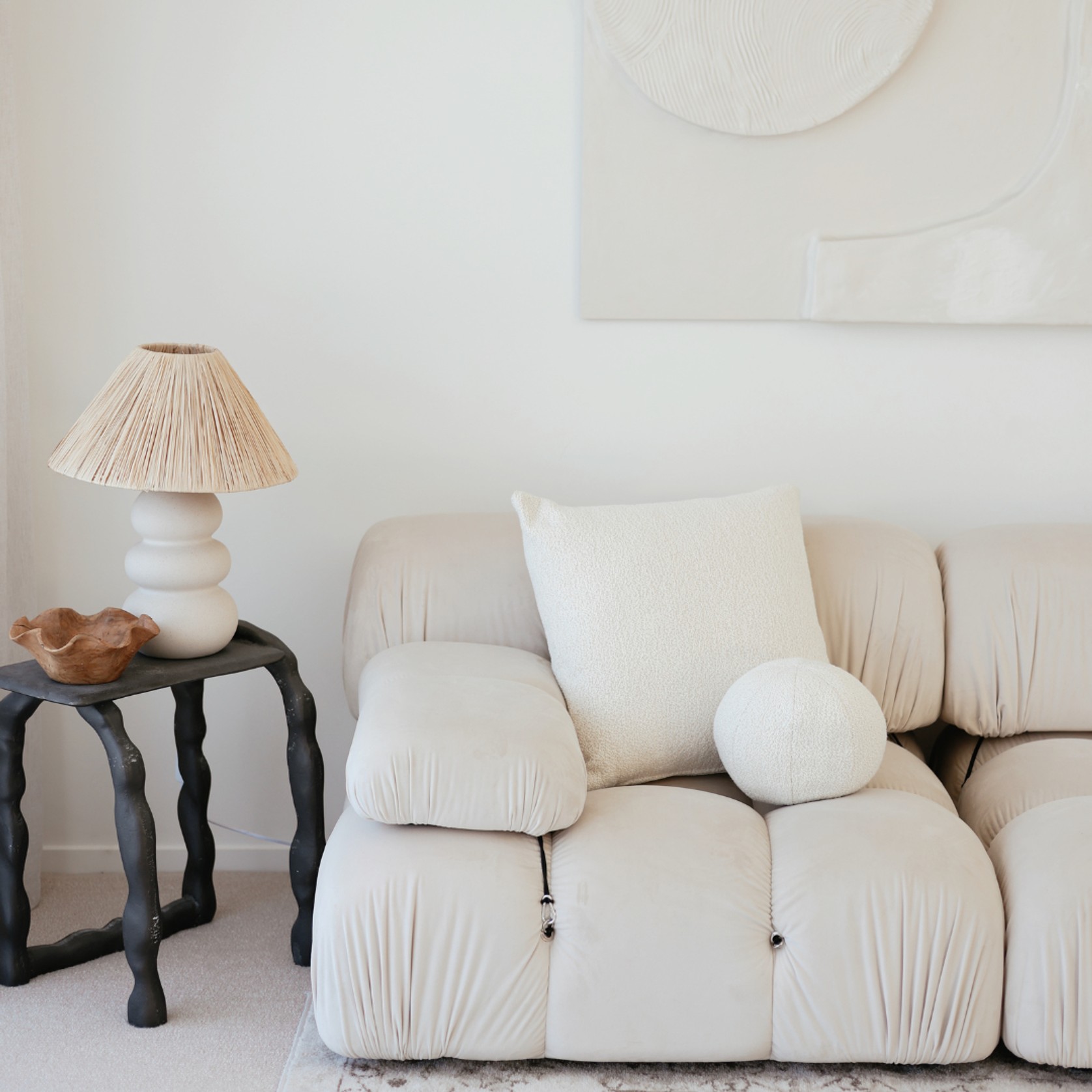 Boucle Square Cushion gallery detail image