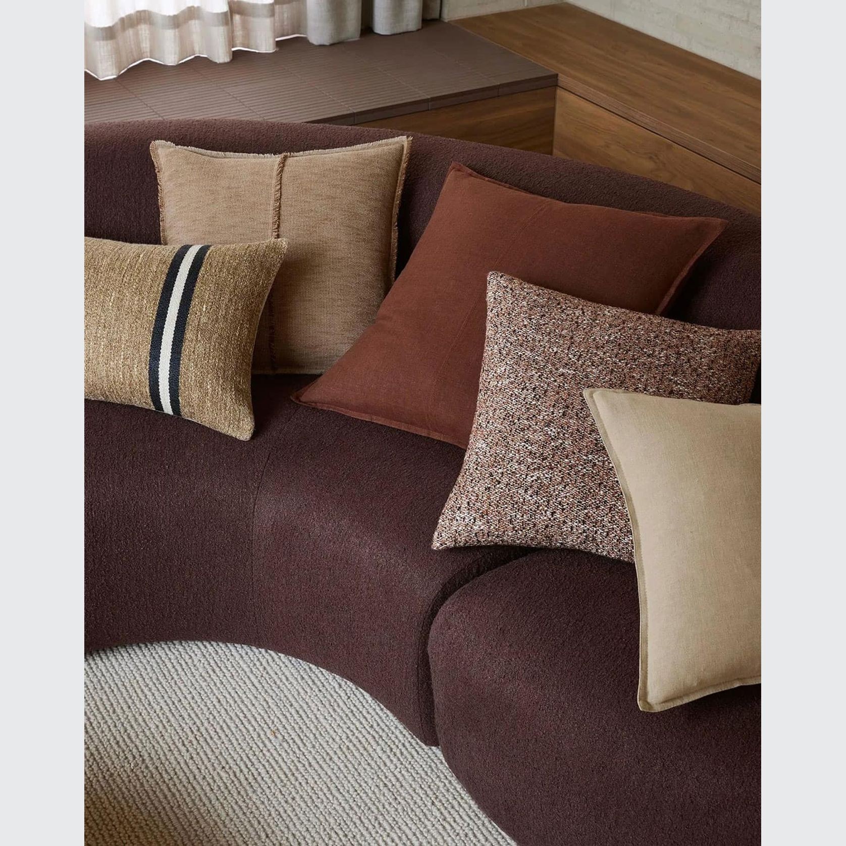 Weave Home Lisette Cushion - Savanna | 50 x 50cm gallery detail image