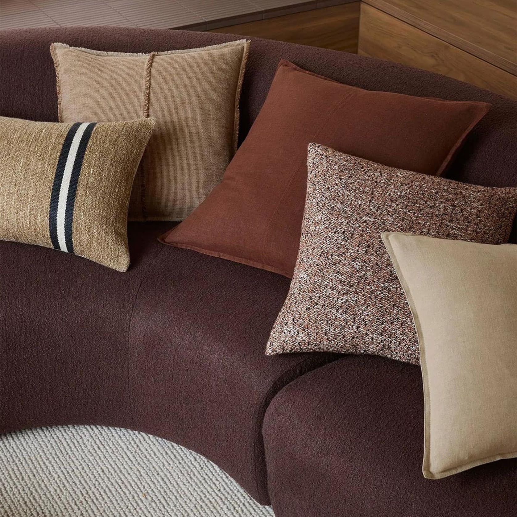 Weave Home Lisette Cushion - Savanna | 50 x 50cm gallery detail image