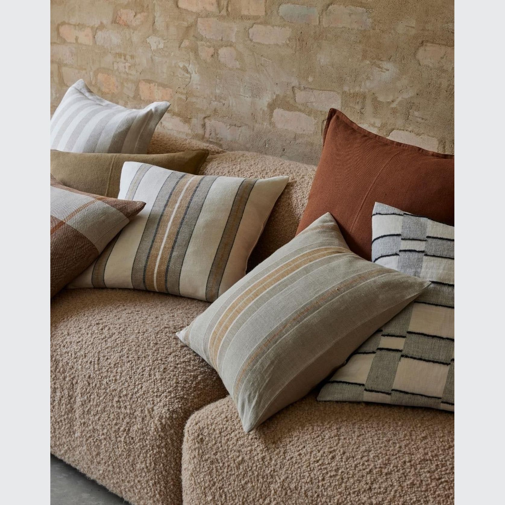 Weave Home Franco Cushion - Amber | 50 x 50cm gallery detail image